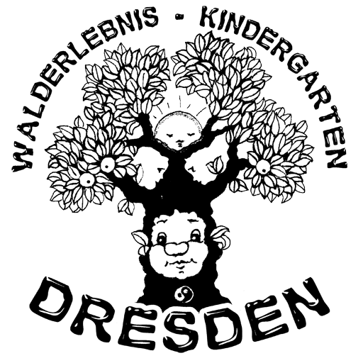 Logo des Walderlebniskindergarten "Die Heidenoerggele" Dresden.